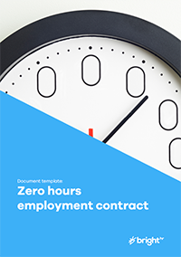 Zero hours employment contract