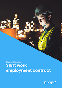 Shift work contract of employment (Jersey)