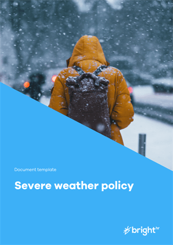 Severe weather policy