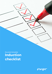 Induction checklist