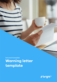 Warning Letter Template