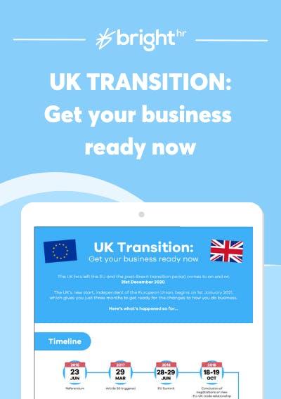 UK Transition: Get your business ready now 