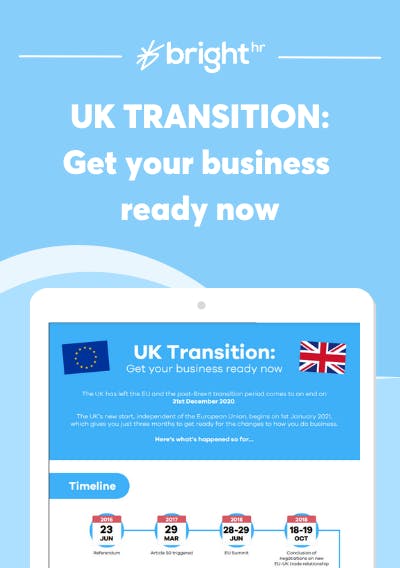 UK Transition: Get your business ready now