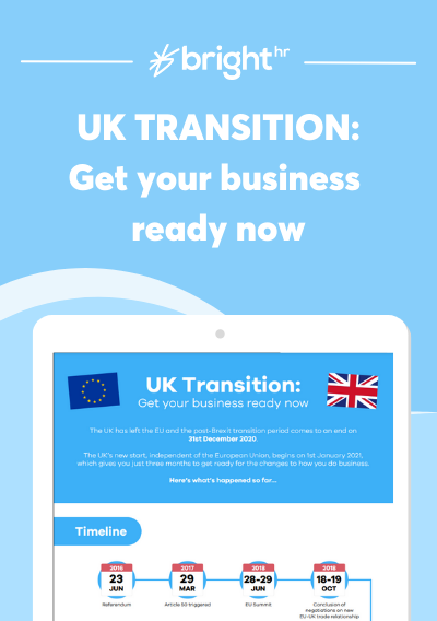 UK Transition: Get your business ready now 