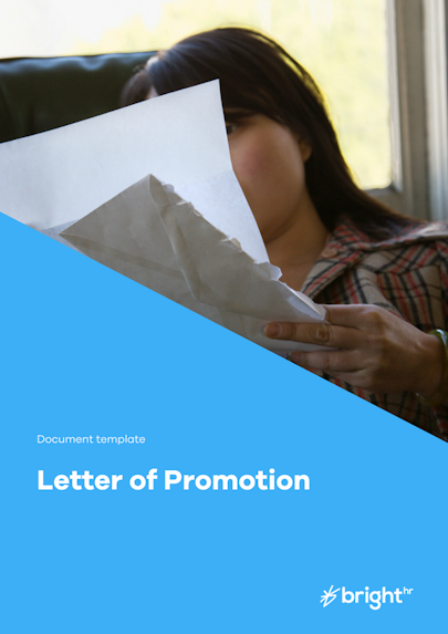 Promotion letter (British Columbia)