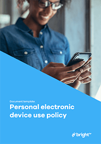 Personal electronic device use policy (British Columbia)