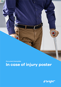 In case of injury - poster (Ontario)