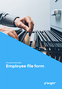 Employee file form - Onboarding checklist (British Columbia)