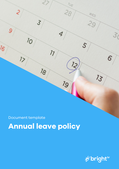 Annual leave policy