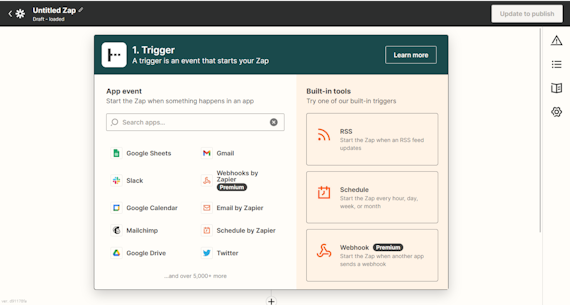 zapier add trigger