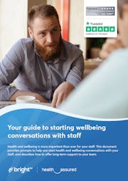 Your guide to starting wellbeing conversations with staff