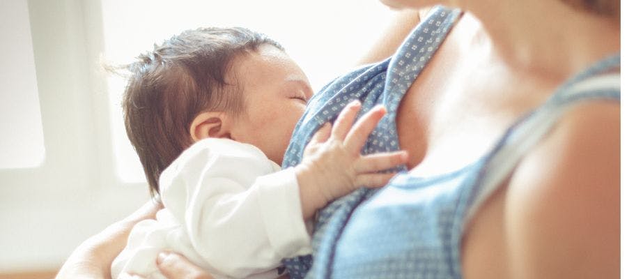 Woman breastfeeding