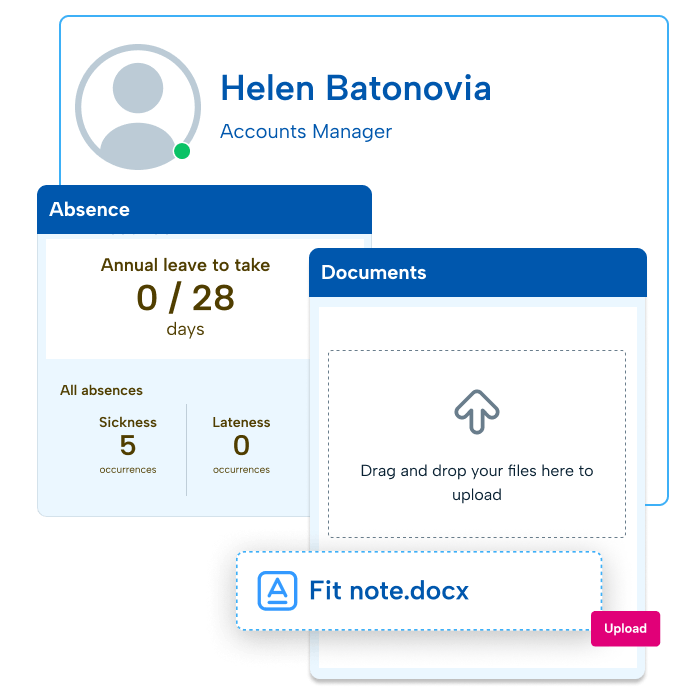 sick leave Sick Leave feature in BrightHR's HR software