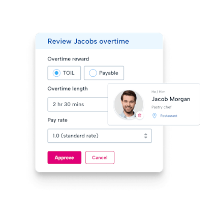 BrightHR Employee overtime tracker