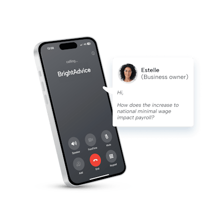 Employment relations advice line Payroll advice support provided by BrightHR