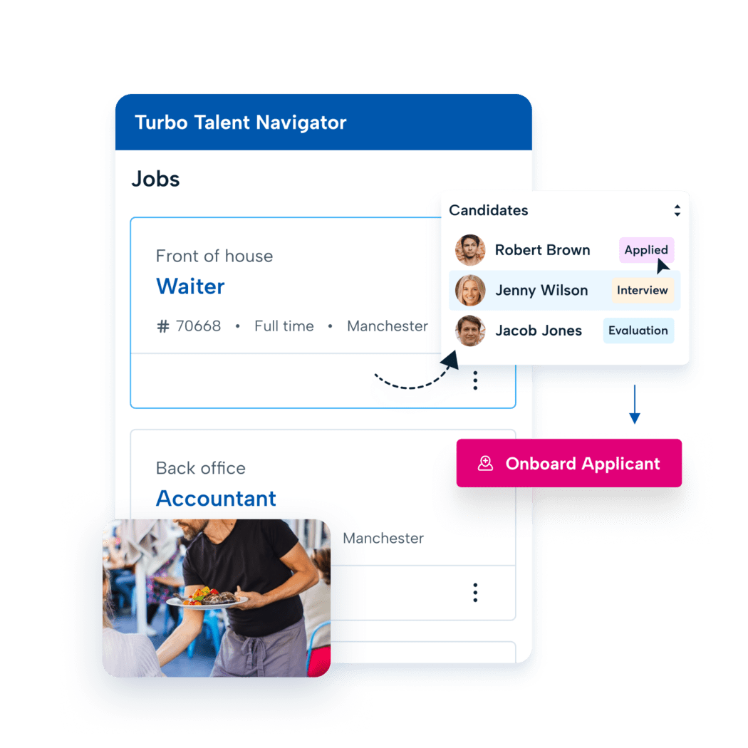 Recruitment support tool BrightHR's recruitment support tool screenshot