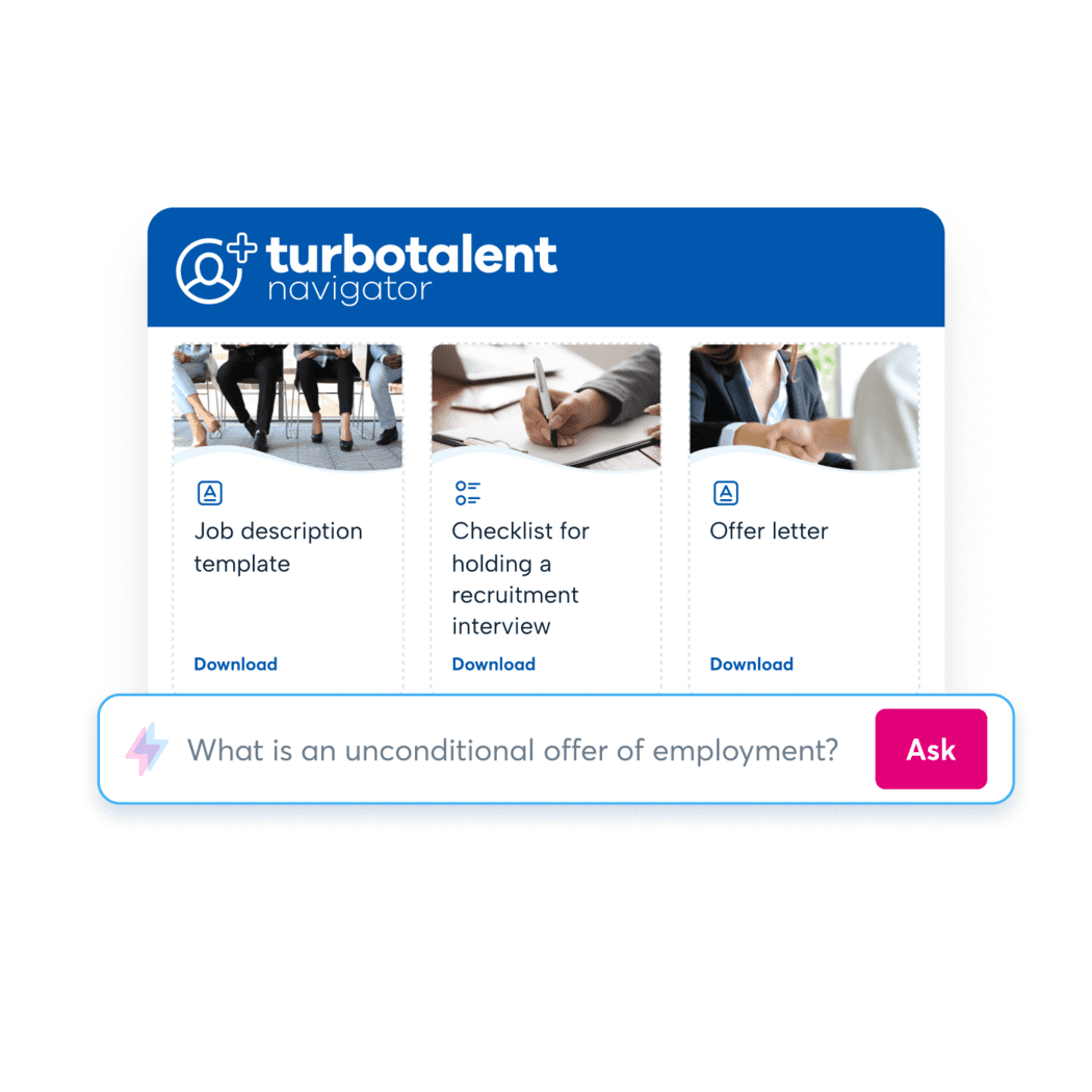 HR recruitment tools BrightHR's Turbo Talent Navigator
