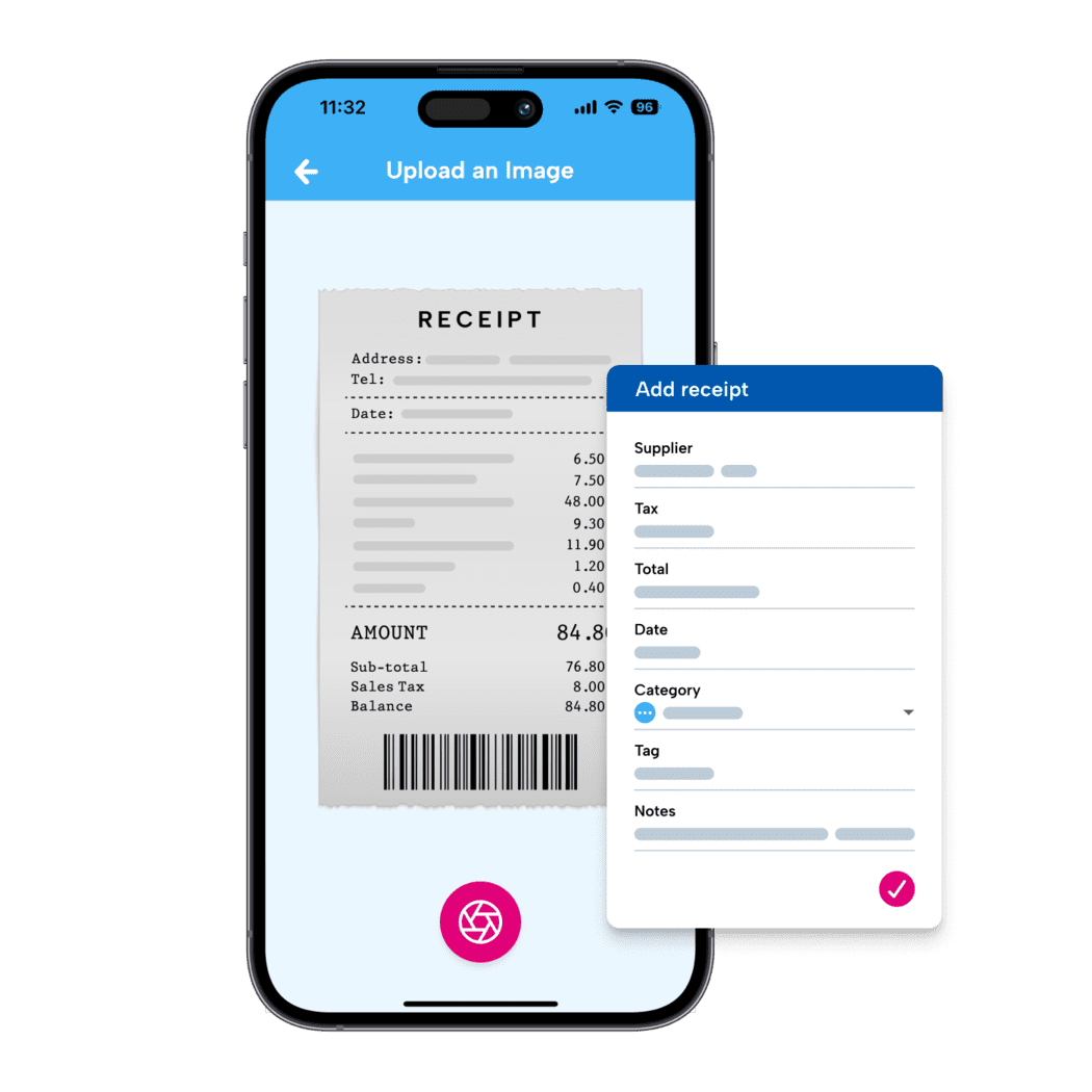 Expense tracking app for business Expense tracking app for business on phone