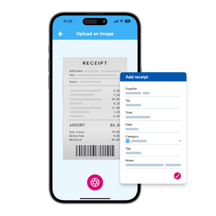 Expense tracking app for business Expense tracking app for business on phone