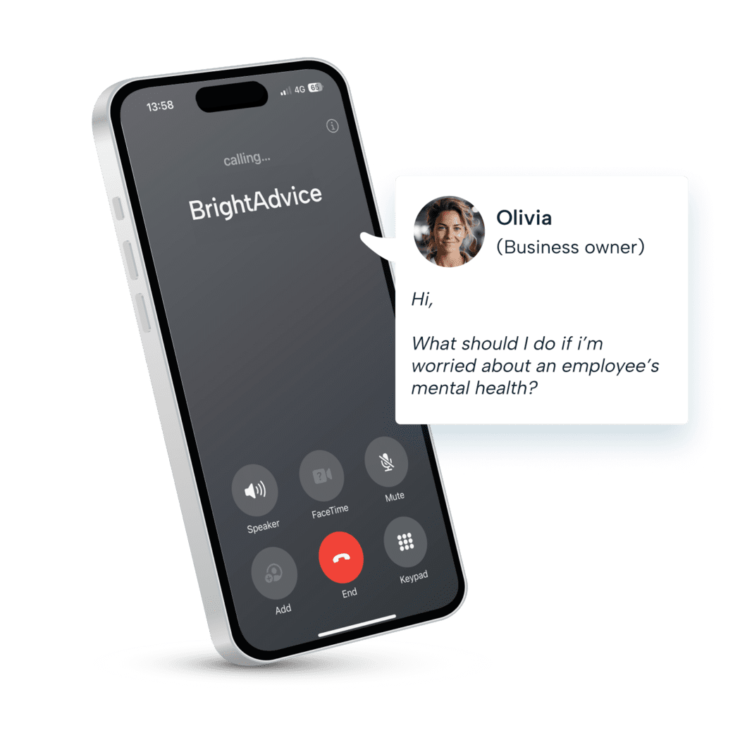 BrightAdvice on phone