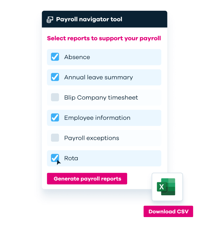 BrightHR Payroll Navigator report generator BrightHR Payroll Navigator report generator