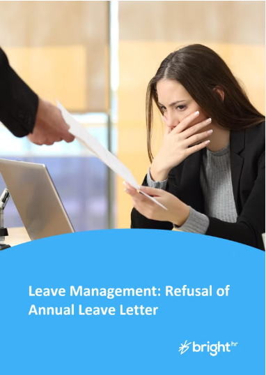 Refusal of annual leave policy