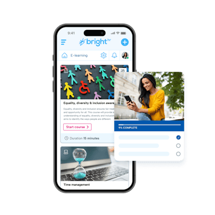 BrightHR Employee training system