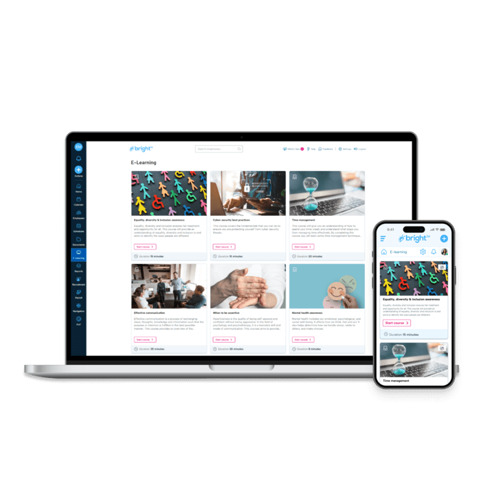 Employee Training tools from BrightHR