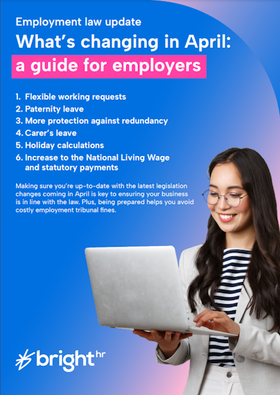 What’s changing in April:  a guide for employers