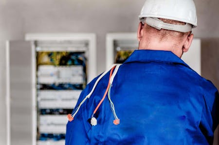 Health & Safety Management man conducting health and safety assessment