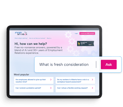 Bright Brainbox on tablet