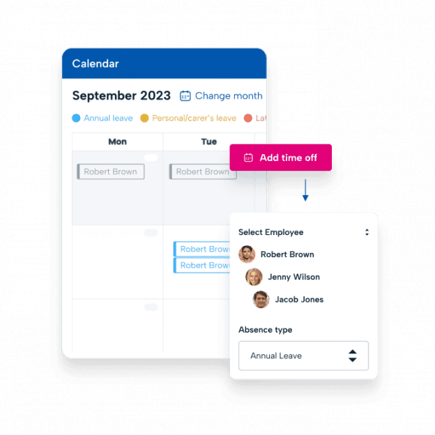 Employee Vacation tracker by BrightHR
