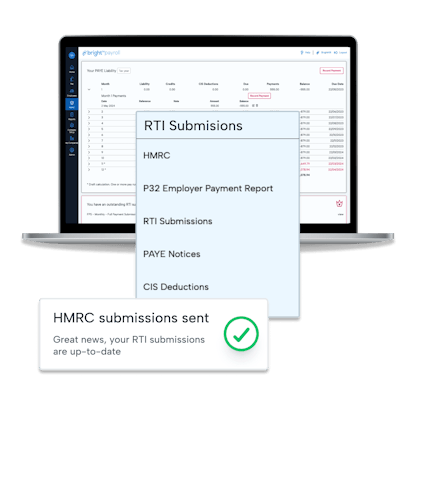 HMRC Payroll reporting from BrightHR