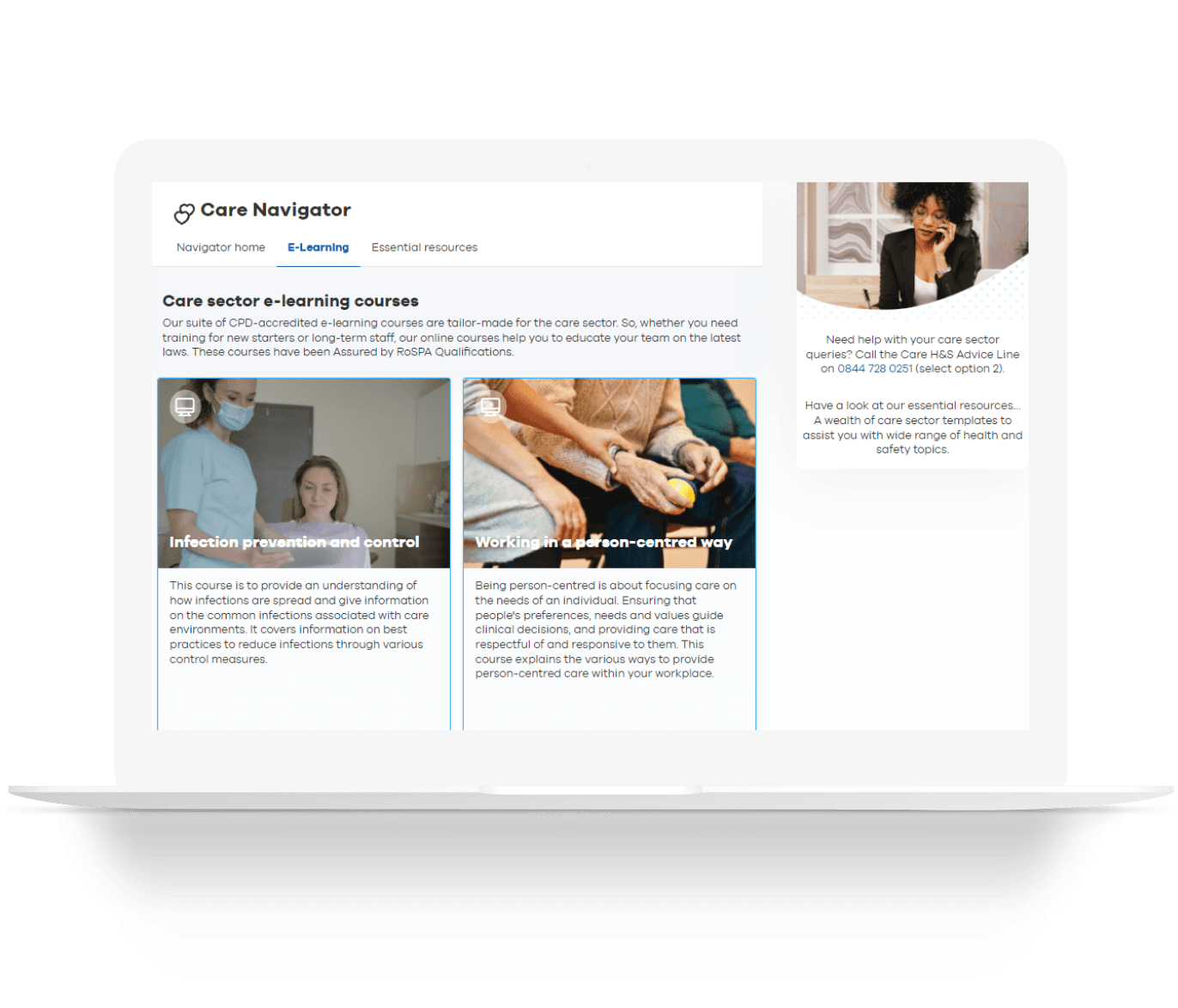E-learning for care workers E-learning for care workers