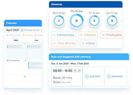 BrightHR software interface