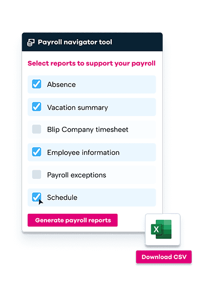 BrightHR's payroll navigator report generator