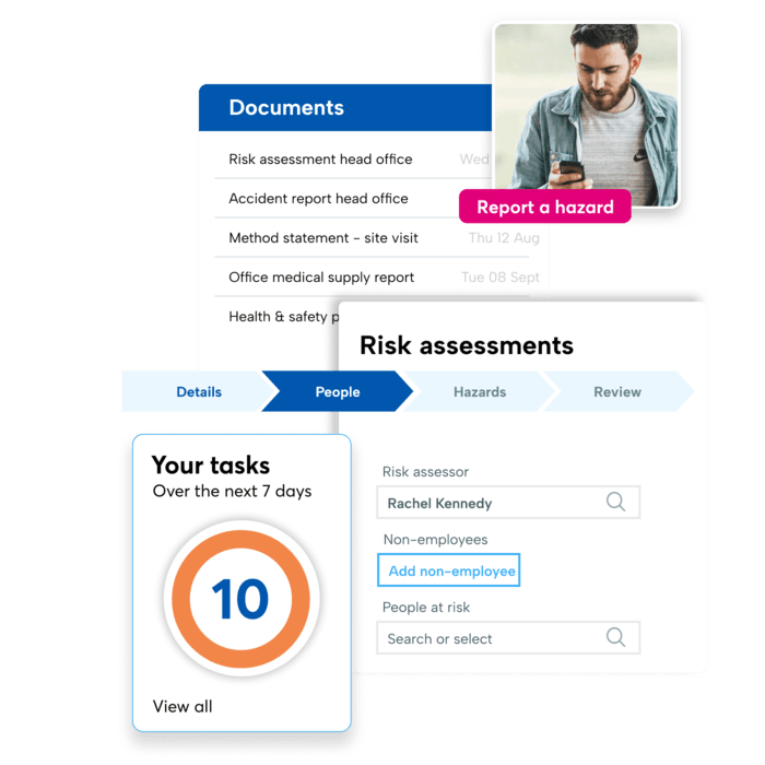 Example of BrightSafe risk assessment management system