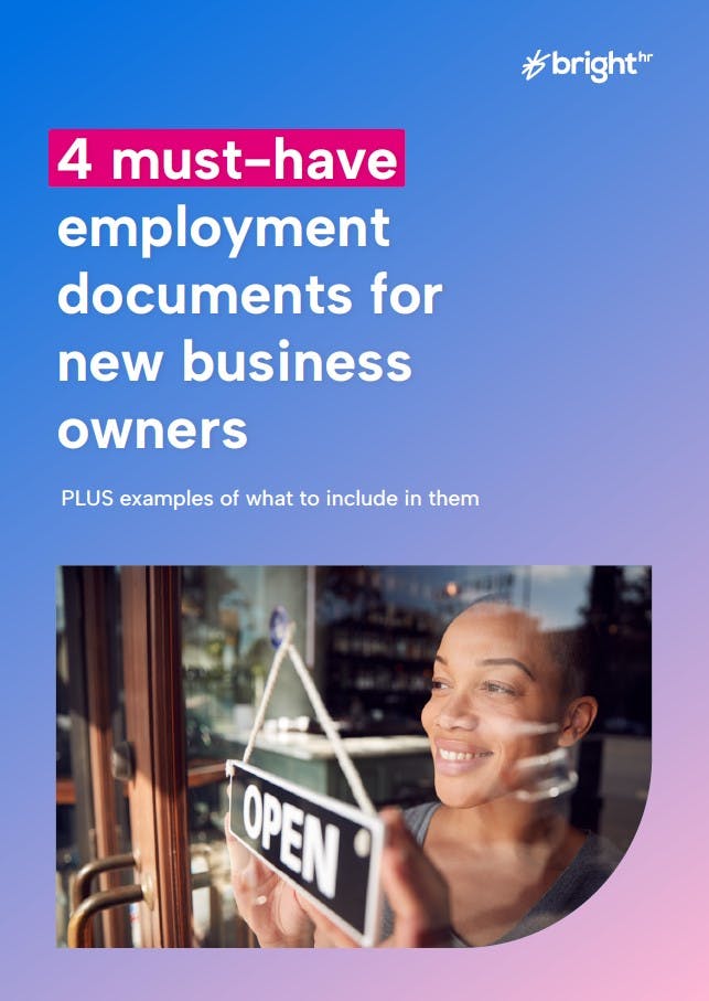 4 must-have employment documents for new business owners