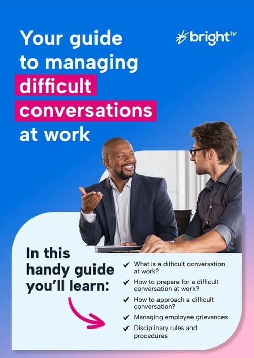 Guide to managing difficult conversations at work