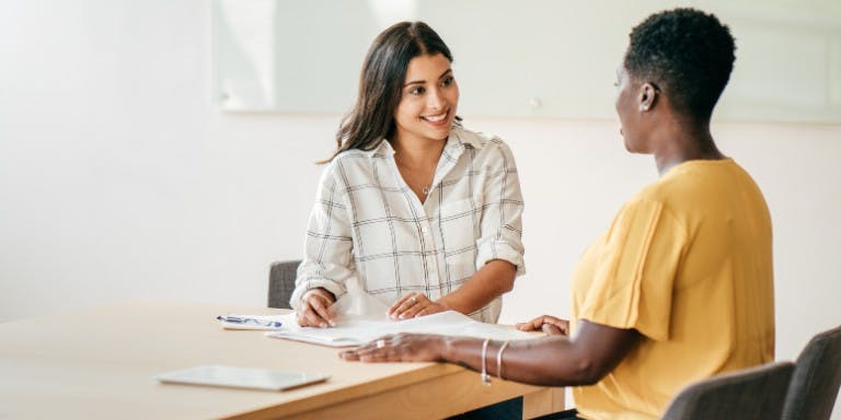 HR Interviews Employer conducting an HR interview