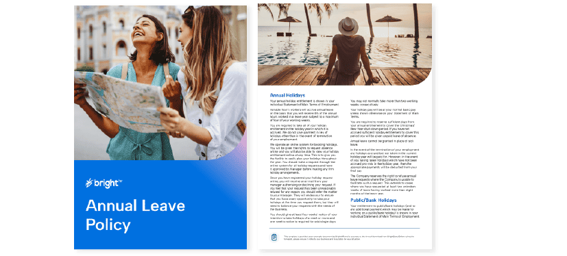 Annual leave policy image