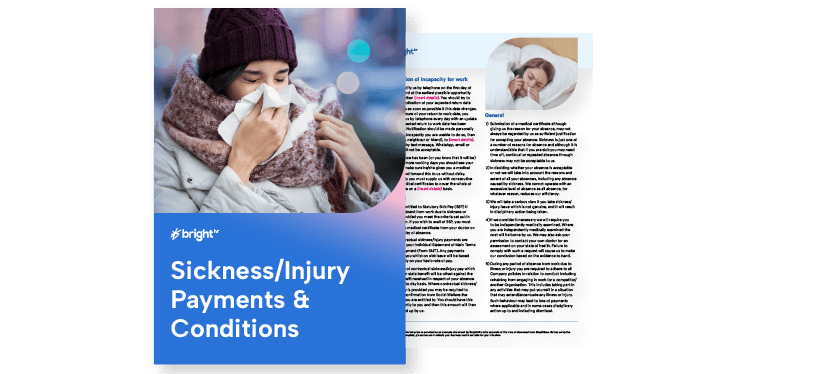 Sickness/Injury Payments & Conditions Image
