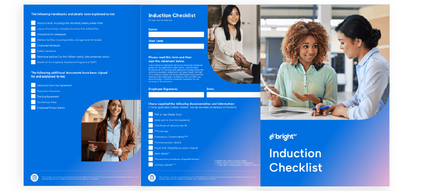 Induction Checklist Image