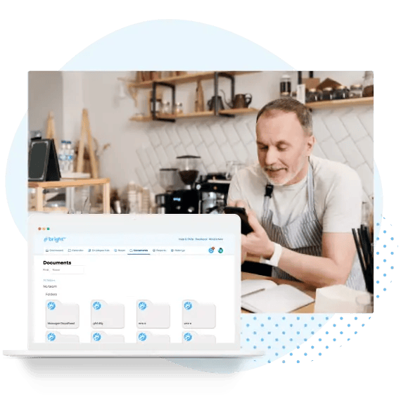 Man using Documents app