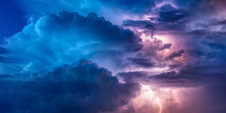 Rare red weather warning as Storm Éowyn poses danger to life Storm clouds and lightning