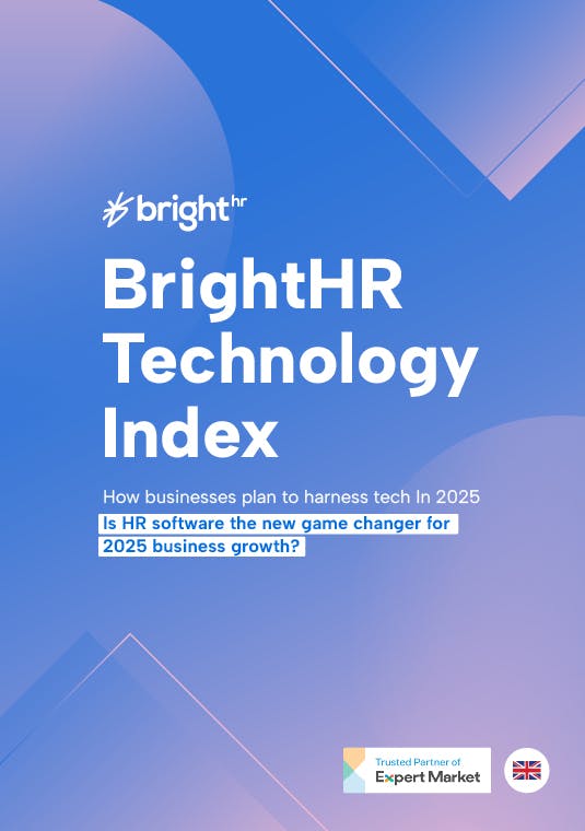 Front cover of BrightHR's technology index