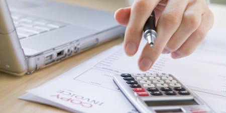 Calculating holiday pay An employer calculating and employee