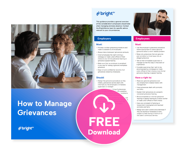 How to Manage Grievances
