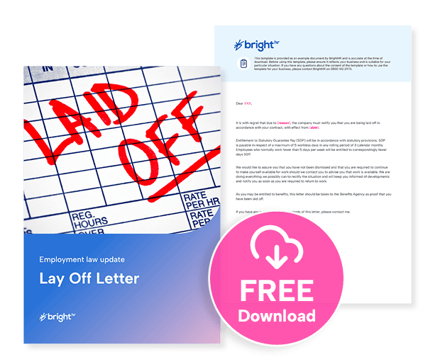 Lay Off Letter