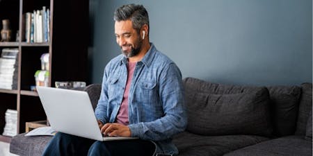 Benefits of flexible working arrangements An employee working from home due to making a flexible working request